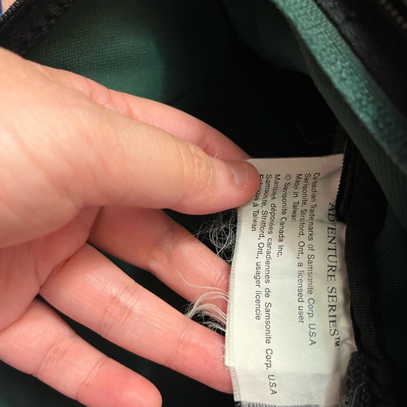 Samsonite Vintage Backpack Forest Green - Picture 4 of 7